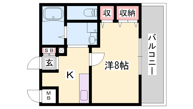 テクノ光都ミオの間取り