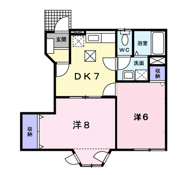 メリッサの間取り