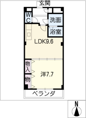 メルベーユ・ＨＡＪＩIIIの間取り