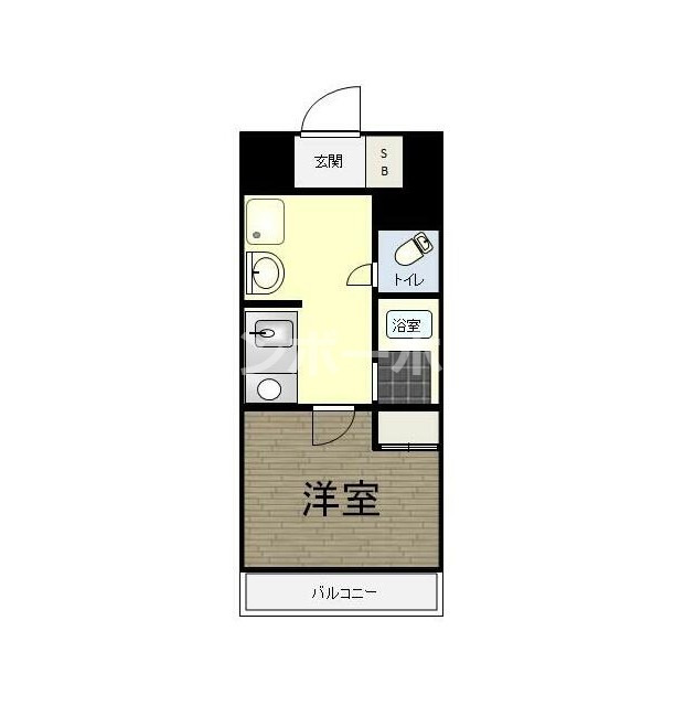 川越市六軒町のマンションの間取り