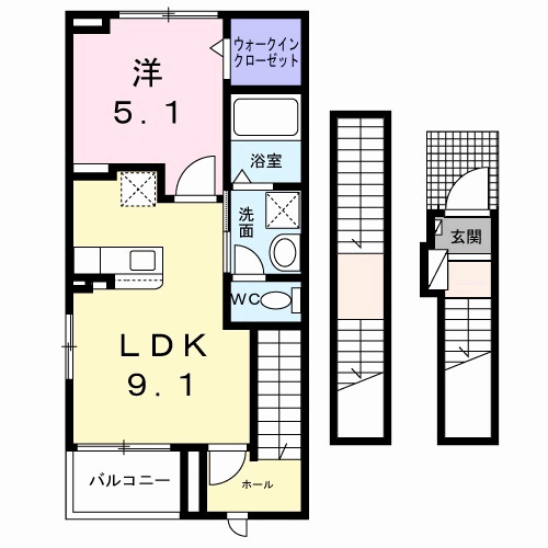 forZi.A（フォージA）の間取り