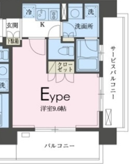 ガレリア東新宿の間取り