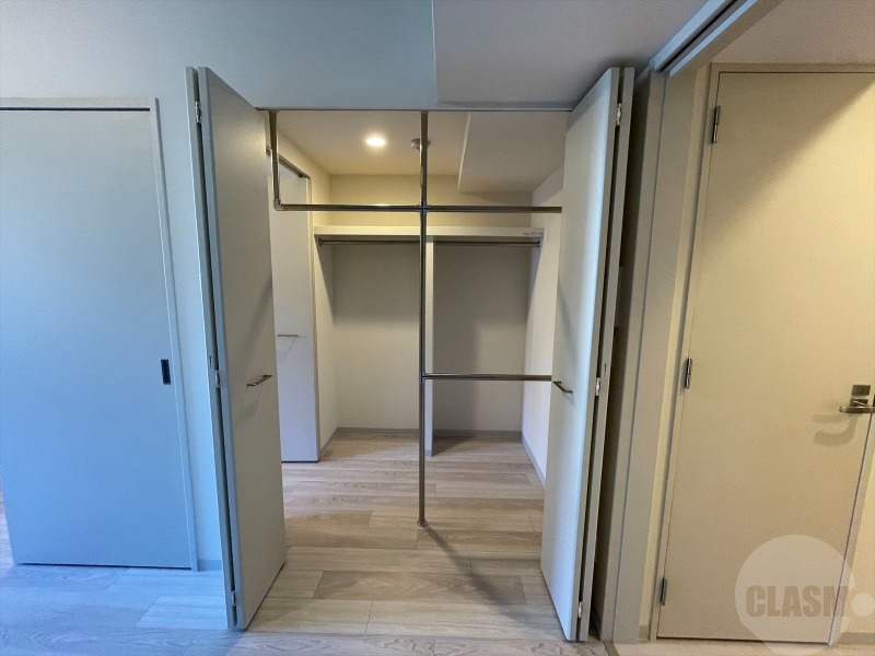 収納　大容量のウォークインクローゼット