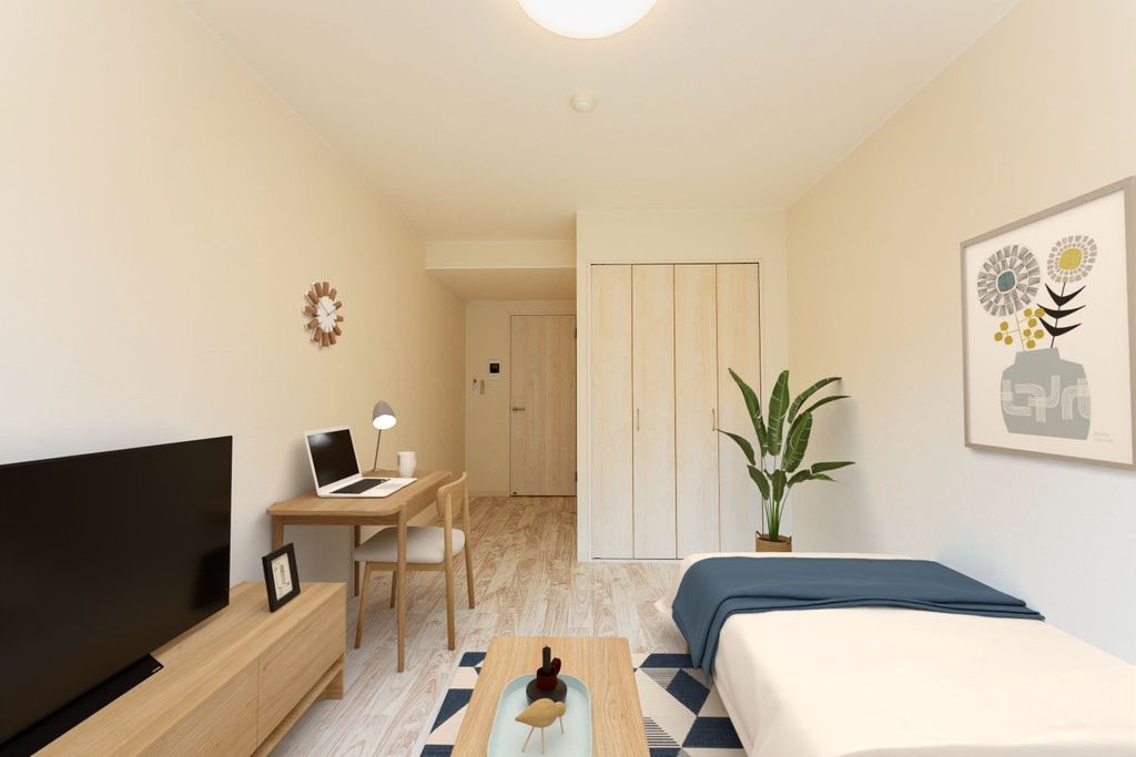 居室・リビング　バーチャルモデルルームのため家具・家電などはついておりませ…