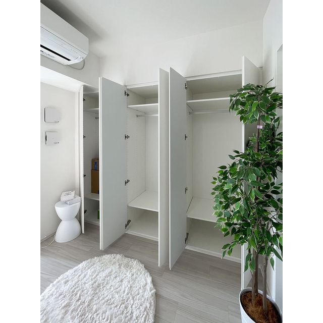 収納　【家具／調度品に関しては配置例を示したもので実際の賃貸には含