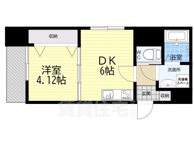 仮称)広野町西裏マンションの間取り