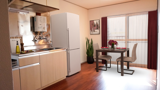 居室・リビング　※こちらの家具はＣＧです。家具付きではございません。