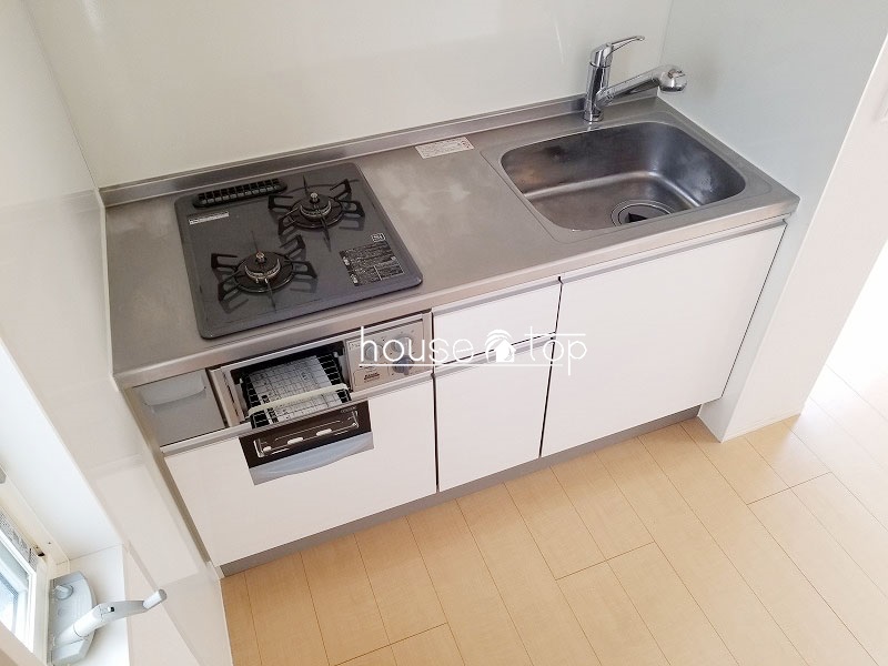 キッチン　2口コンロ付システムキッチン！