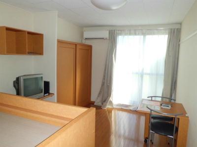 居室・リビング　南側から陽の光が射し込む明るい居室。