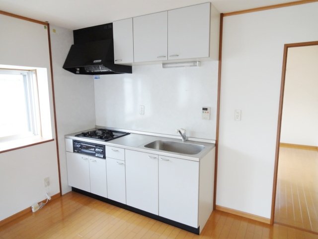 キッチン　写真は別号室のものです。