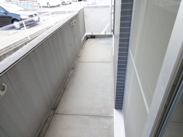 バルコニー　写真は別号室のものです。
