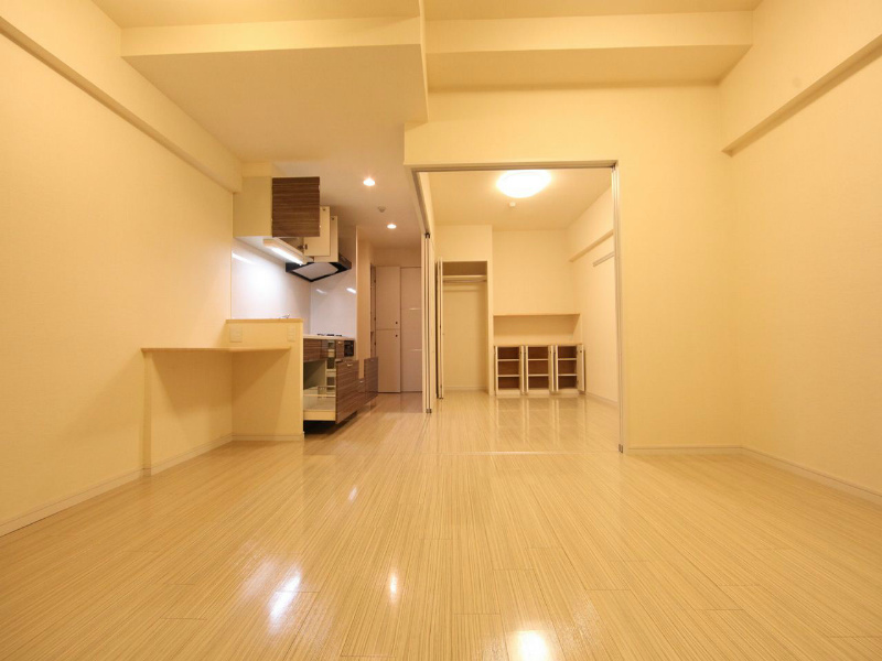 居室・リビング　ＬＤＫ11.3帖　洋室5帖とつなげても仕切っても使えます