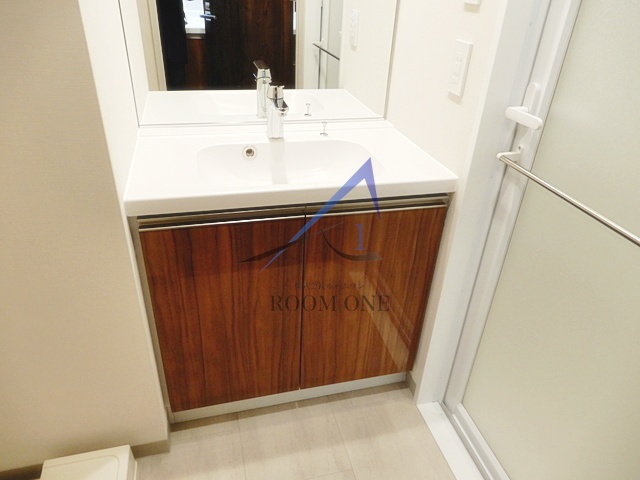 洗面設備　洗面台です。