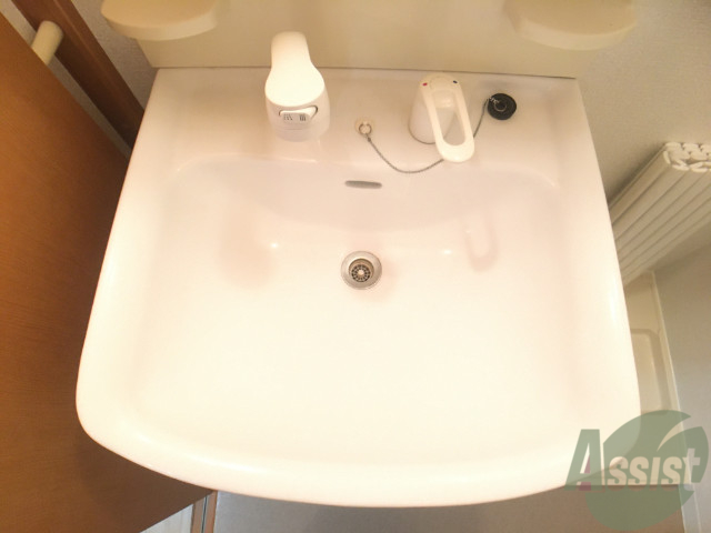 洗面設備　洗面台は、シャンプードレッサーの洗面台です。