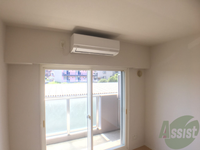 その他設備　エアコンが設置してありますので、寒暖対策もばっちり。