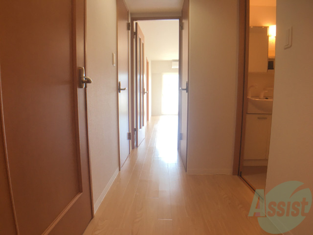 玄関　玄関の様子です。広い洋室にすぐ繋がっています。