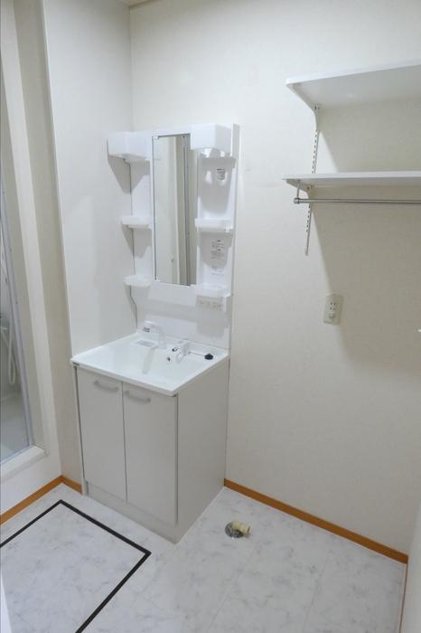 洗面設備　洗髪洗面化粧台・室内洗濯機置き場