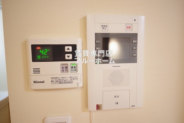 セキュリティ　モニター付きインターホンです！