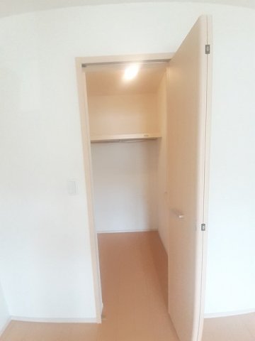 収納　たっぷりとした収納スペースです