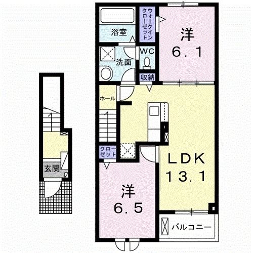 アップヒルズII_間取り_0