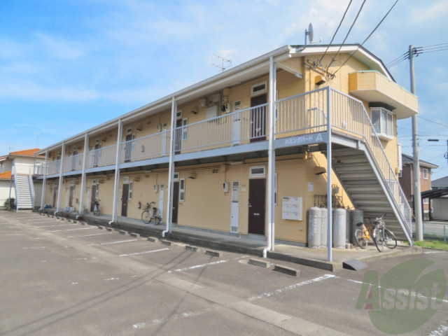 建物外観　岩沼市本町「ハミングバードＡ」