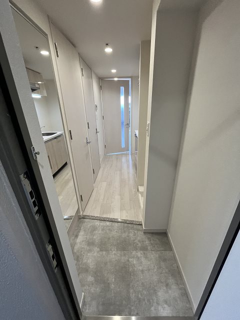 玄関　収納もある玄関です