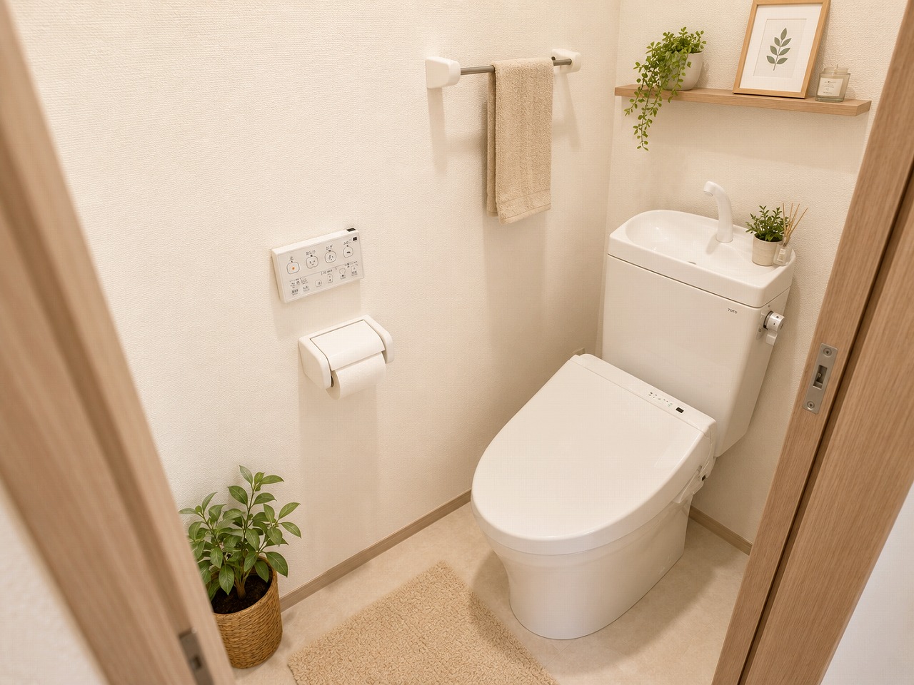 トイレ　同物件別部屋のものです。