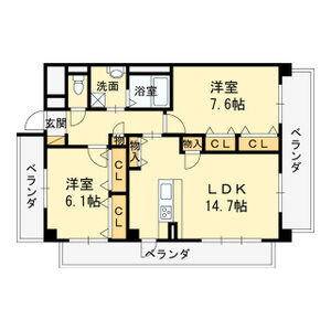 GraceA.P.Cの間取り写真