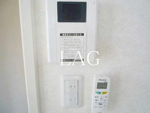 セキュリティ　モニター付インターホンです。