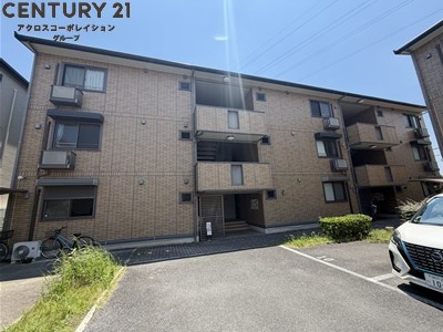 建物外観　防犯カメラ付きでセキュリティ面も安心です。