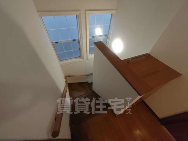 松庵一丁目戸建の居間写真