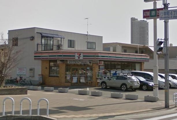 コンビニ　セブンイレブン神戸須磨行幸町店（コンビニ）まで462m