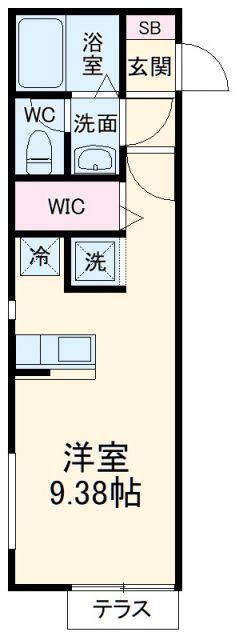 ラ・ノーブレ勝田台の間取り写真