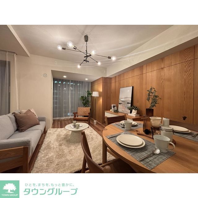居室・リビング　モデル家具設置、家具・調度品等は実際の賃貸住居 には含まれ…