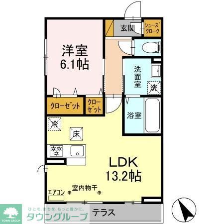 クレストIの間取り写真