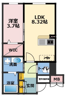 LEGALAND福島Northの間取り写真
