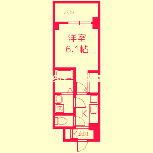 地下鉄御堂筋線 江坂駅 徒歩3分 10階建 築8年の間取り写真