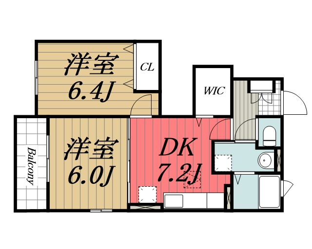 ＪＲ総武本線 佐倉駅 バス乗車時間：1分 最寄りバス停で下車 徒歩3分 2階建 築18年の間取り写真