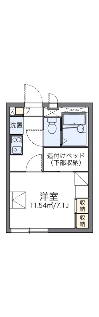 レオパレスProminentの間取り写真