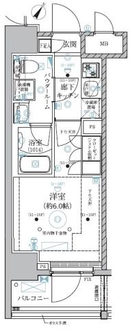 ベルグレード川崎AZの間取り写真