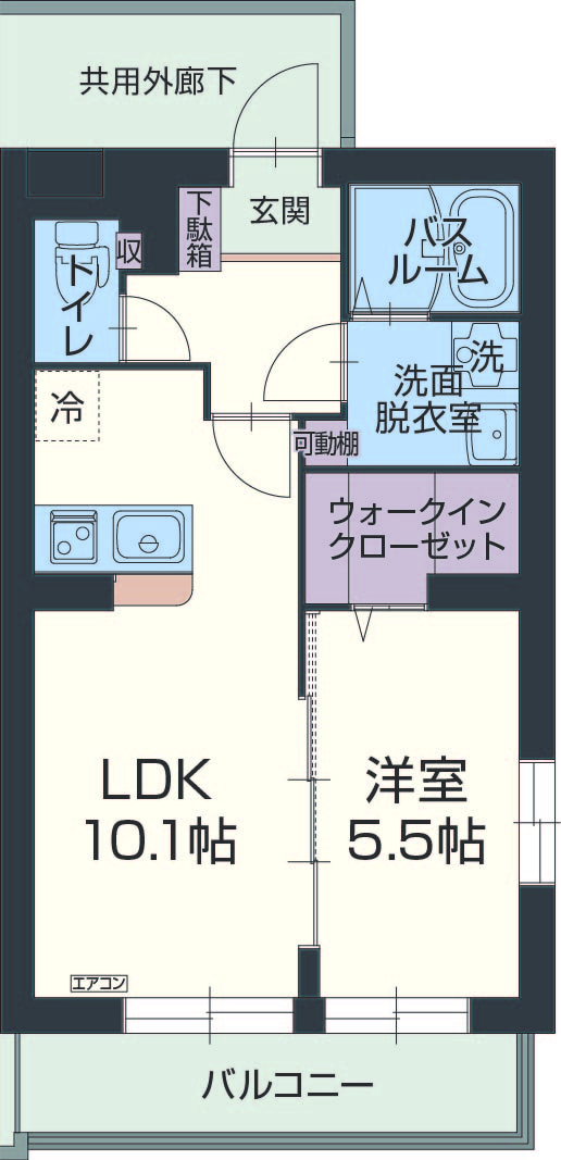 【ラ・フォンテ大宮の間取り】