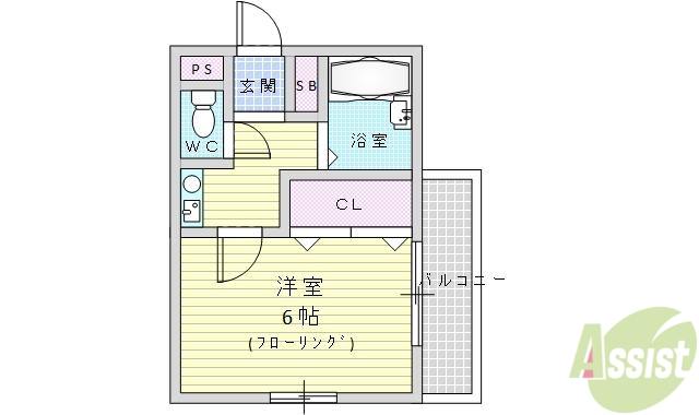 【グリーンヒル江坂の間取り】