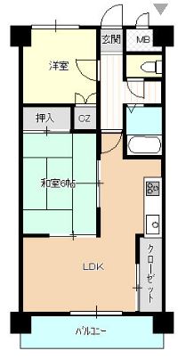 クリナーレ志家町の間取り