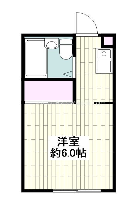 藤沢市下土棚のアパートの間取り