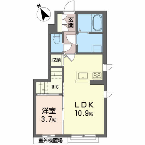 シャーメゾンシアラの間取り