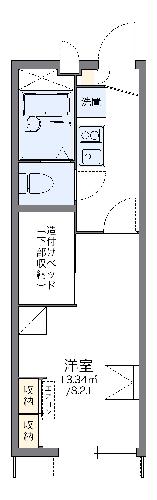 レオパレスパストラーレIIの間取り