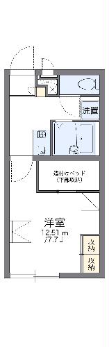 レオパレスイースト文京２の間取り