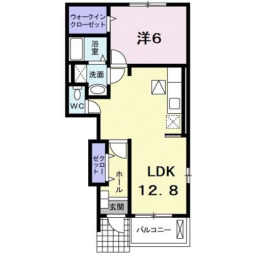 ラフレシール　メゾン　Ａの間取り