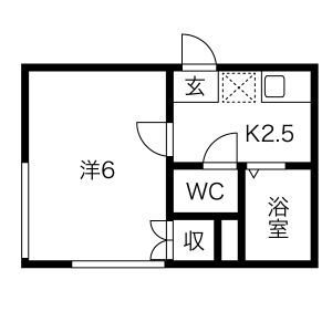 静岡県静岡市葵区馬場町（マンション）の賃貸物件の間取り