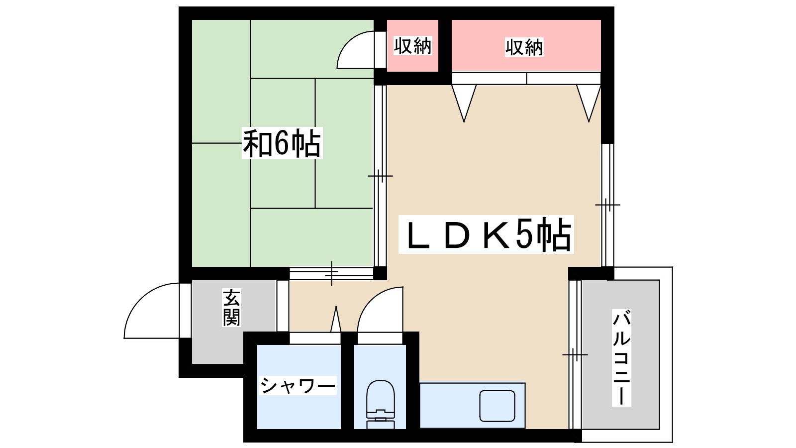 大阪府大阪市淀川区野中南２（マンション）の賃貸物件の間取り